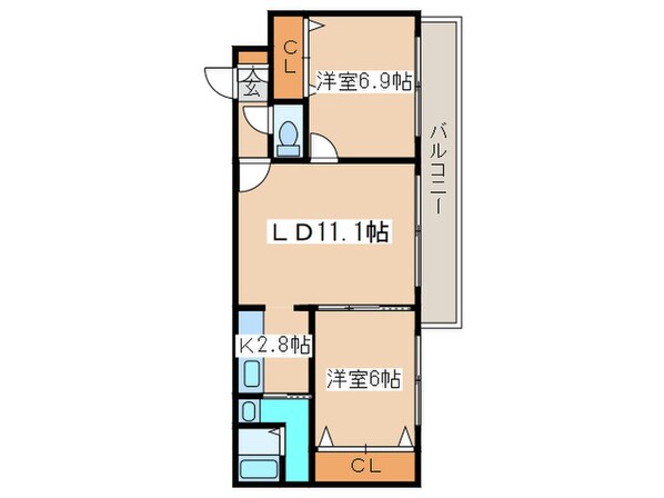 フォ－レスト元町の物件間取画像